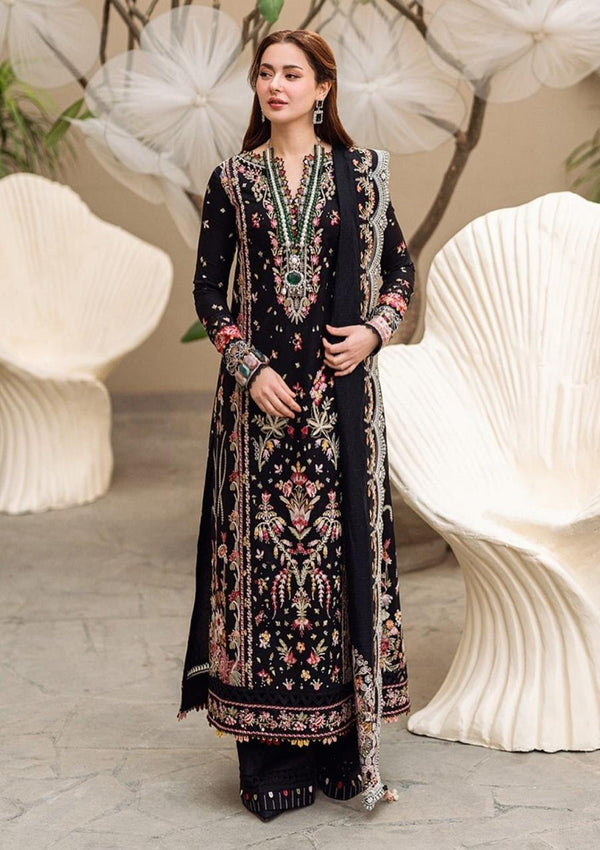 3 Piece Stitched Premium Embroidered Suit FN-208